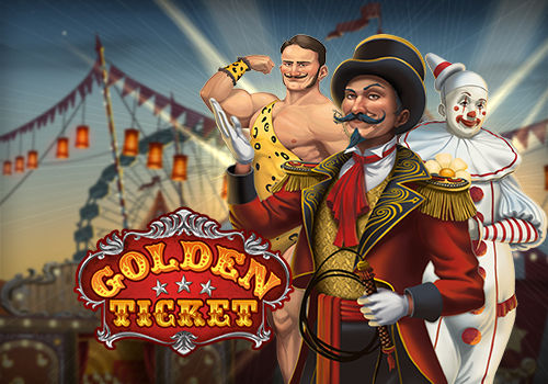 Golden Ticket Circus Spectacular - Vintage carnival slot game